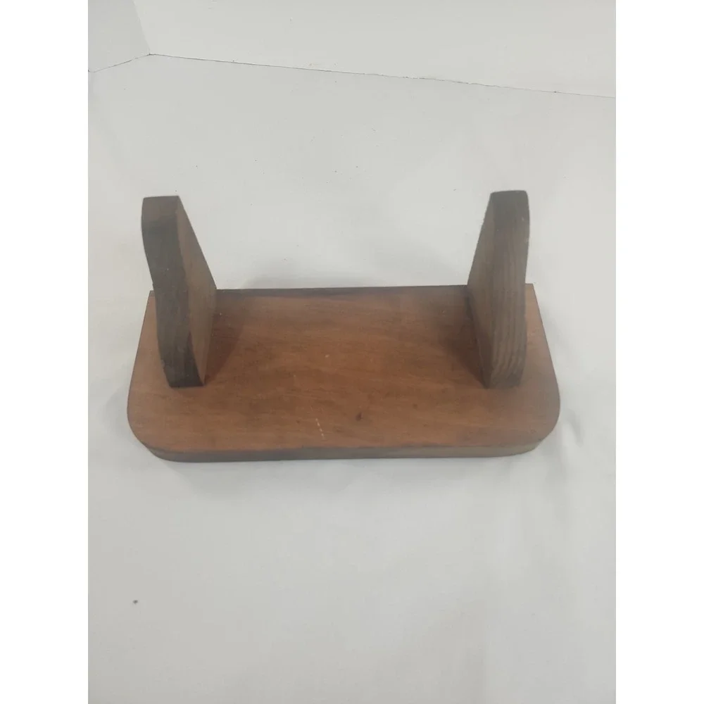 Vintage Wooden Shelf With Hangers 9 3/4